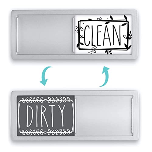 YTtkku Geschirrspüler-Magnete, Aufschrift "Clean Dirty", Magnetaufkleber für Waschmaschine, Küchenbedarf, Aufkleber, Abdeckmagnet YTtkku Geschirrspüler-Magnete, Aufschrift "Clean Dirty", Magnetaufkleber für Waschmaschine, Küchenbedarf, Aufkleber, Abdeckmagnet von YTtkku