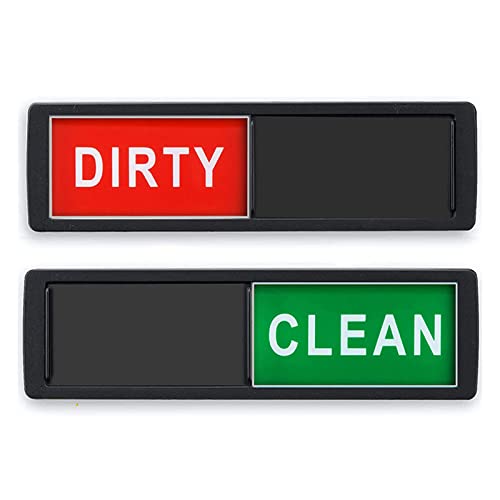 YTtkku Geschirrspüler-Magnete, Aufschrift "Clean Dirty", Magnetaufkleber für Waschmaschine, Küchenbedarf, Aufkleber, Abdeckmagnet YTtkku Geschirrspüler-Magnete, Aufschrift "Clean Dirty", Magnetaufkleber für Waschmaschine, Küchenbedarf, Aufkleber, Abdeckmagnet von YTtkku