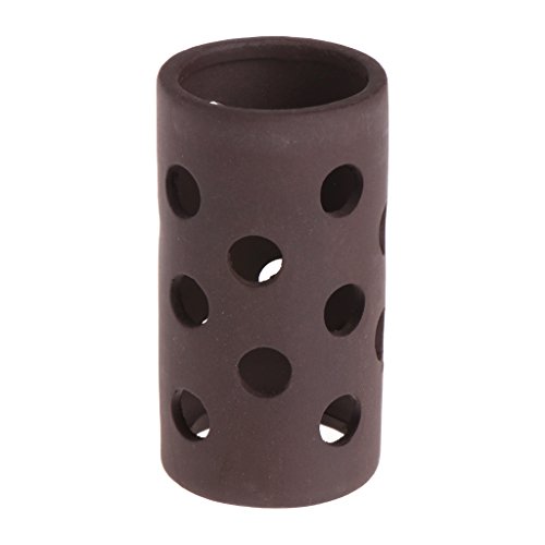 YTtkku Keramik-Aquarium-Dekoration, Röhrenhöhle mit Löchern, sicheres Ornament, Fisch für Aquarien, Landschaftszubehör, Betta-Fische, Hideo, Aquarium, Landschaftsbau, künstliche Simulation von YTtkku