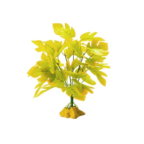 YTtkku Reptilien Pflanze Amphibien Hängende Harze Pflanze Eidechsen Terrarien Dekoration für Klettern und Sonnen Eidechsen Terrarien Zubehör von YTtkku