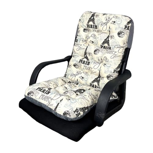 YTtkku Sitzkissen für hohe Rückenlehne, Polyester, rutschfest und bequem, für langes Sitzen, für Haus und Garten, bequeme Stuhlkissen YTtkku Sitzkissen für hohe Rückenlehne, Polyester, rutschfest und bequem, für langes Sitzen, für Haus und Garten, bequeme Stuhlkissen von YTtkku