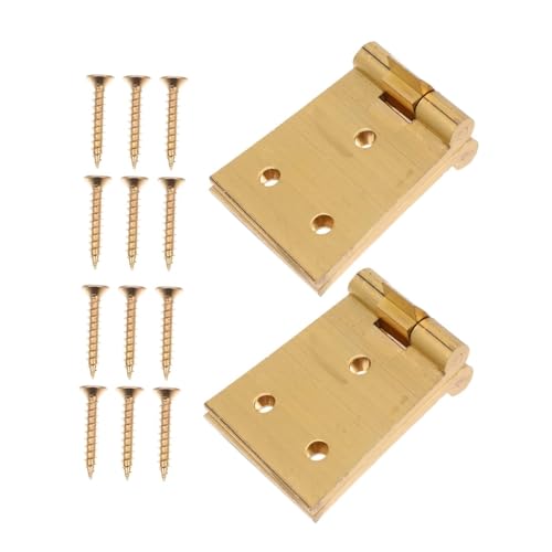 2 Stück Kupfer-Klappscharniere, Schrank, goldener Klapptisch for Klapptische, Nähmaschinen, Schreibtische, robuste Ausführung von YUAEB biao Boutique Shop UK