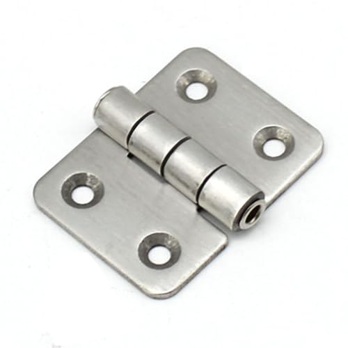 2er-Pack Hochleistungsscharniere for Klapptische, Industrieschranktüren aus Eisen, flaches offenes Scharnier(Brushed steel) von YUAEB biao Boutique Shop UK