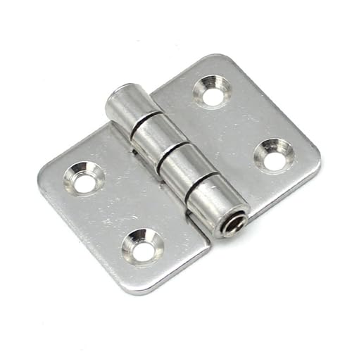 2er-Pack Hochleistungsscharniere for Klapptische, Industrieschranktüren aus Eisen, flaches offenes Scharnier(Glossy steel) von YUAEB biao Boutique Shop UK