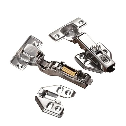 Abnehmbare hydraulische Schrankscharniere aus Edelstahl, Schranktürscharnier-Dämpferpuffer, sanftes Schließen for Möbelbeschläge(Removable A) von YUAEB biao Boutique Shop UK