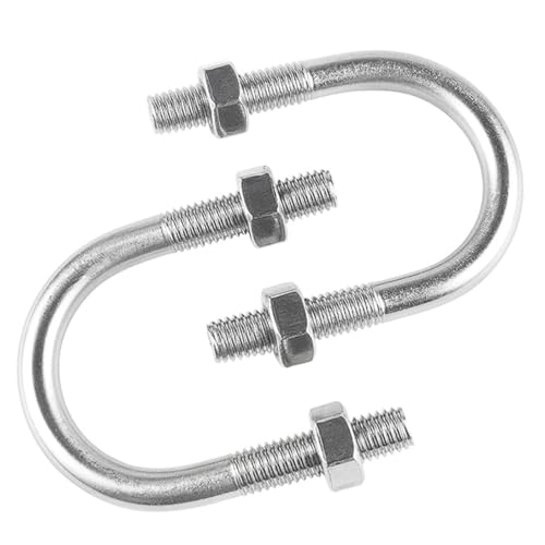 M10 U-Bolzen-Sortiment-Kit 304 Edelstahl Hochleistungs-U-förmige Rohrschellen mit Muttern for den Baugebrauch(M10*219 (2 sets)) von YUAEB biao Boutique Shop UK