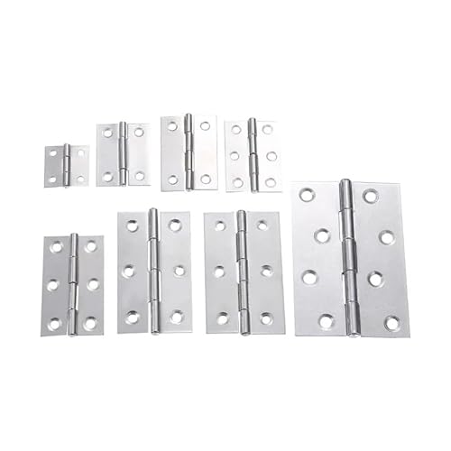 Mini-Flachscharnier aus Edelstahl, für Schranktüren, Fenster, Holzkisten, DIY, 25 x 25 x 0,6 mm, 5 Stück von YUAEB biao Boutique Shop UK