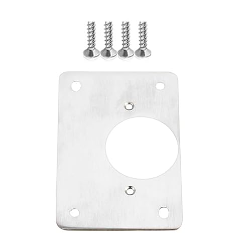 Reparaturplatte für Scharniere, Edelstahl, Schranktürscharniere, Dämpfer, Puffer für Küchenschrank, Möbelscharniere, fester Anschluss (Stil 4) von YUAEB biao Boutique Shop UK