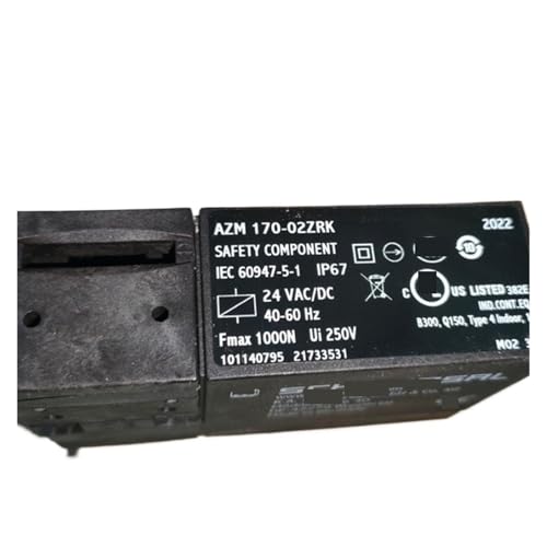 YUANFAHHH Safety interiock Switch AZM 170-02ZRK 24VAC/DC Interlock Switch Solenoid Door Lock von YUANFAHHH