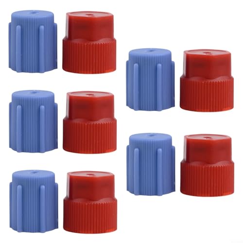 10-teiliges Set AC Service für R134a 5 Low Side und 5 High Side Staubschutzabdeckungen für professionelle Auto-Klimaanlagenpflege 10-teiliges Set AC Service für R134a 5 Low Side und 5 High Side Staubschutzabdeckungen für professionelle Auto-Klimaanlagenpflege von YUANGANG