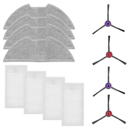 15-teiliges Filter-Mopp-Tuch-Seitenbürsten-Set, Staubsauger-Ersatzteile ForEureka E20 Plus Staubsauger von YUANGANG