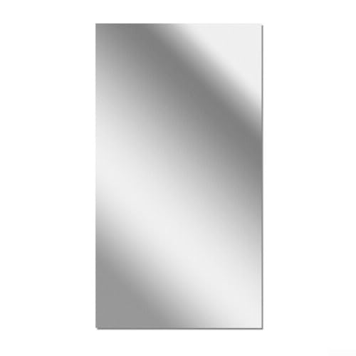 Acryl-Spiegel-Wandaufkleber, 60 x 200 cm, Acryl-Spiegel-Aufkleber, reflektierend, Fliesendekor, selbstklebend, abnehmbar von YUANGANG
