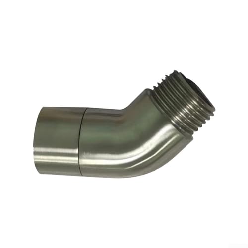 Edelstahl Duschkopf Winkel G1/2 Edelstahl Handbrause Adapter Innengewinde 135° Badarmatur von YUANGANG