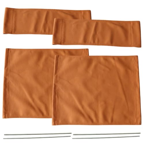 Ersatzbezug für Regiestuhl, faltbar, Segeltuch, Regiestuhlbezug, Ersatz für Zuhause, Garten, Innen- und Außenbereich (2 Sets) von YUANGANG