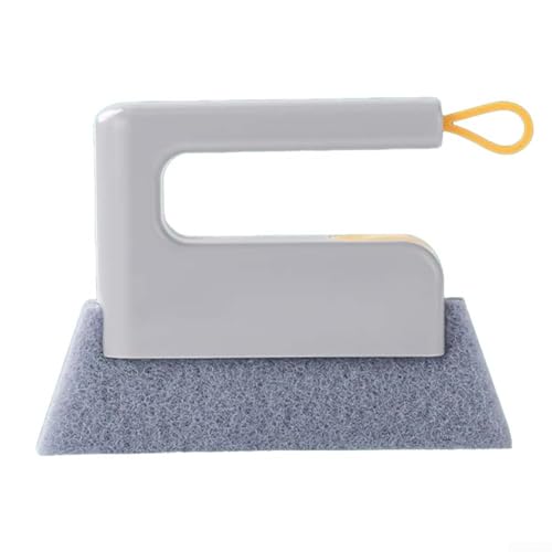 Fensterreinigungsbürste für Glas- und Fliesenoberflächen mit abnehmbarem Kopf (grau) von YUANGANG