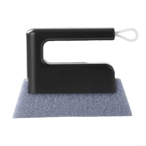 Fensterreinigungsbürste für Glas- und Fliesenoberflächen mit abnehmbarem Kopf (schwarz) von YUANGANG