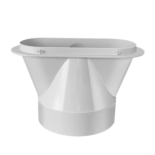 Flachdüsen-Schnittstelle, Fensterdichtungsblech, geeignet für 13 cm Auspuffkanäle, bietet zuverlässige Belüftung und sicheren Abluftanschluss für Fenster von YUANGANG