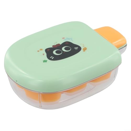 Flexible Mini-Eiswürfelform, quadratisch, kreativer Eiswürfelbereiter für Zuhause und Party (grün) von YUANGANG