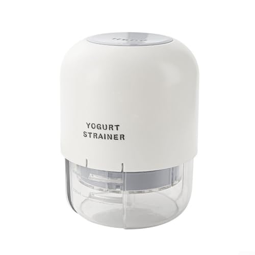 Joghurtbereiter-Sieb, Joghurt-Sieb mit Deckel, feines Netz, Joghurtbereiter, wiederverwendbarer Joghurtfilter für die Herstellung von dickem griechischem Joghurt, Sojabohnenmilch (weiß) von YUANGANG