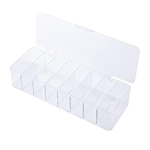 Kabel-Organizer aus Kunststoff mit transparenter Oberseite für Lade- und Datenkabel-Aufbewahrung, hält den Arbeitsplatz aufgeräumt und schützt Kabel vor Staub (Aufbewahrungsboxen) von YUANGANG
