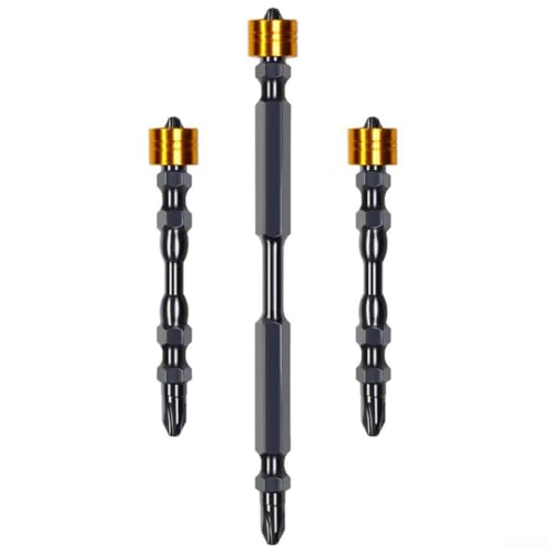 PH2 Doppelkopf-Magnet-Bit-Set, kompatibel mit elektrischen Treibern, wählen Sie zwischen verschiedenen Längen (65 mm) von YUANGANG