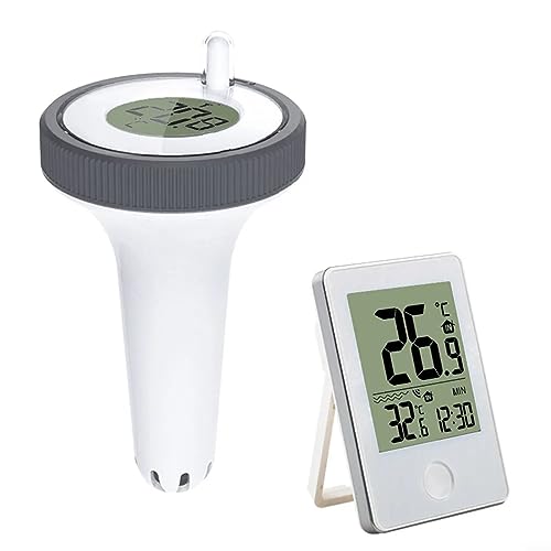 Poolthermometer, Schwimmbad-Thermometer, schwimmend, digital, schwimmend für Familienpools, Spas, Pool-Spas von YUANGANG