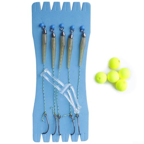 Professionelle Karpfenangeln Haken für Hair Rigs Ideal für Europa Feeder Group Tackle (6#) von YUANGANG