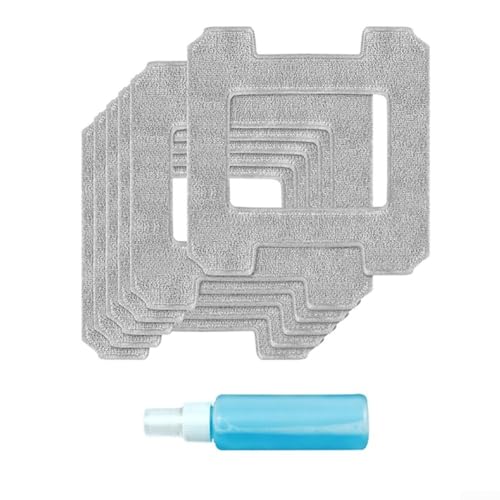 Reinigen Sie Fenster effizient mit diesem 6er-Pack waschbaren Mikrofaser-Pads, die für die Verwendung mit Ecovacs Winbots entwickelt wurden von YUANGANG