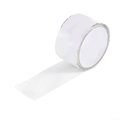 Reparaturband-Set für Fensterscheiben, Bildschirmtüren, Zelte, Wohnmobile und Poolgehäuse, aus Fiberglas-Material, das hohen und niedrigen Temperaturen standhält (weiß) von YUANGANG