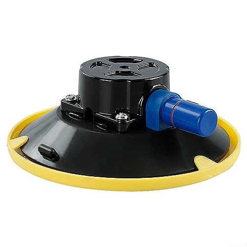 Saugnapf, robuster 15,2 cm Saugnapf-Halterungsfuß – starker Halt für Arbeitsplatten, Glas, Metall – M6/M8 Gewinde – 31,8 kg Kapazität M6 von YUANGANG