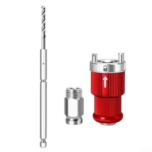 Schnellspanner-Bohrer-Verbindungsstange, Schnellspanner, Holzbearbeitungs-Lochöffnerstange für die Verwendung mit Bi-Metall-Lochsägen und Rohröffner (16 mm) von YUANGANG