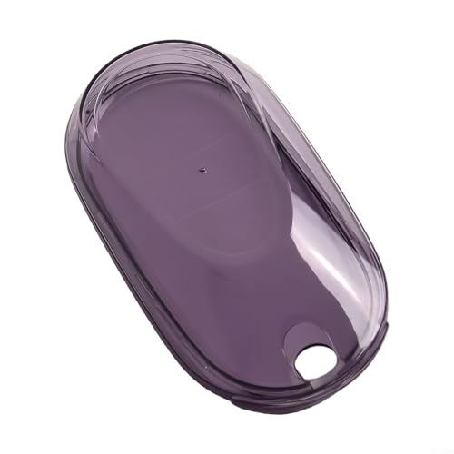 Schutzhülle für Autoschlüssel, TPU, transparent, für Mercedes GLC, für EQE, für EQS-Klasse, einfach zu öffnen und zu ersetzen (lila) von YUANGANG