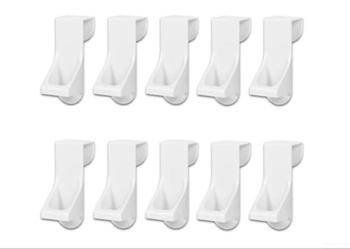 Sprühflaschenhalter, 10 Stück, zum Aufhängen an Schranktüren, platzsparender und beschädigter Organizer, Kunststoffkonstruktion für lange Lebensdauer in Küchen und Badezimmern Sprühflaschenhalter, 10 Stück, zum Aufhängen an Schranktüren, platzsparender und beschädigter Organizer, Kunststoffkonstruktion für lange Lebensdauer in Küchen und Badezimmern von YUANGANG