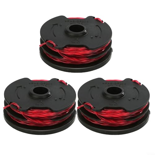 Trimmerspule Ersatzfaden kompatibel mit Hyper Tough GGT500WU 3er Set mit je 0 065 Durchmesser für effektives Schneiden von YUANGANG