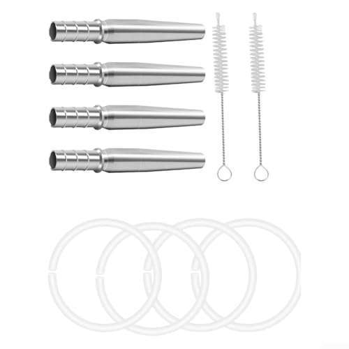 Umfassendes Sirup-Sammel-Set mit 10 Stück, 4 spitzen Wasserhähnen, 4 Haken, 4 Röhren je 1 Meter lang und 2 Bürsten zur Reinigung, hergestellt für langlebige Sirupernte Umfassendes Sirup-Sammel-Set mit 10 Stück, 4 spitzen Wasserhähnen, 4 Haken, 4 Röhren je 1 Meter lang und 2 Bürsten zur Reinigung, hergestellt für langlebige Sirupernte von YUANGANG