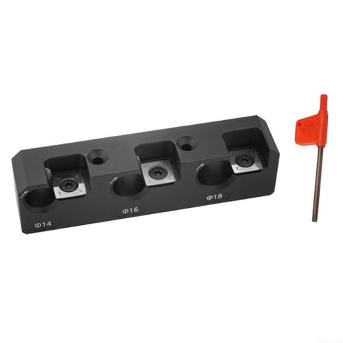 Vereinfachte Bedienung, Dübelherstellungswerkzeug aus starker Aluminiumlegierung, zum einfachen Basteln von Holzstäben (14–16–18 mm, 3 Klingen) von YUANGANG