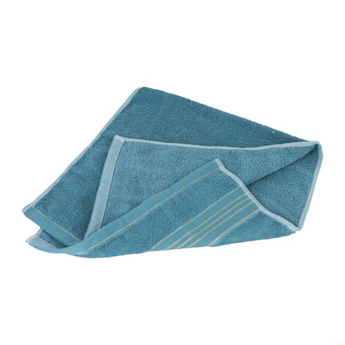 Weiche Baumwoll-Badetücher für Erwachsene, sehr saugfähig und stilvolles Design für den täglichen Gebrauch (blau) von YUANGANG