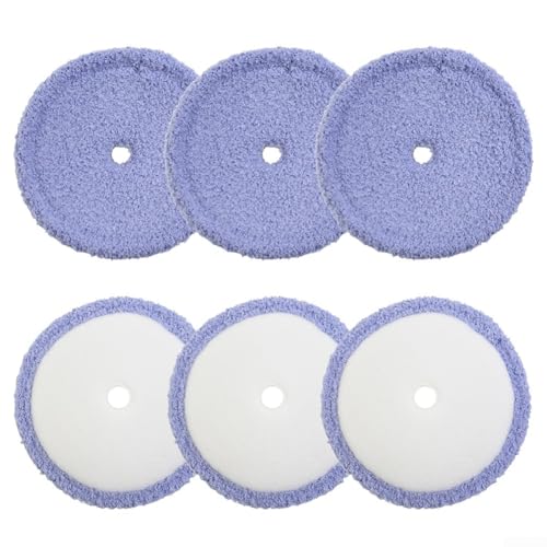 Wiederverwendbare Wischmopp-Pads, Ersatzteile für EVERYBOT Edge RS500 und RS700 Roboter-Staubsauger (6 Stück) von YUANGANG
