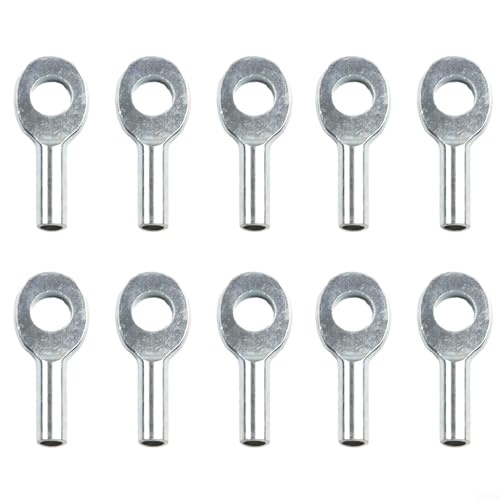 YUANGANG 10 Stück Seilzug Maschine Kabelösen Terminal Schutz Ausrüstung Kabel Aufsätze für Fitnessstudio (6 mm), 490U5S974S2RB6Z1A31Y3W3NF42 von YUANGANG