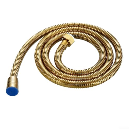 YUANGANG Anti-Wicklung Handbrause Schlauch Edelstahl 1,5 m Gold Flexible GI/2 Hochdruck-Badewanne Schlauch für Duschkopf YUANGANG Anti-Wicklung Handbrause Schlauch Edelstahl 1,5 m Gold Flexible GI/2 Hochdruck-Badewanne Schlauch für Duschkopf von YUANGANG