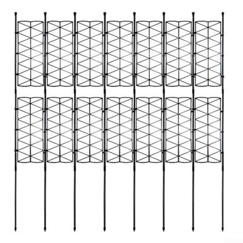 YUANGANG Einfach zu formender Pflanzen-Rankgitterrahmen, Outdoor-Gartenzaun, Rosenpergola für verschiedene Pflanzenarten, einfache Montage (E) von YUANGANG