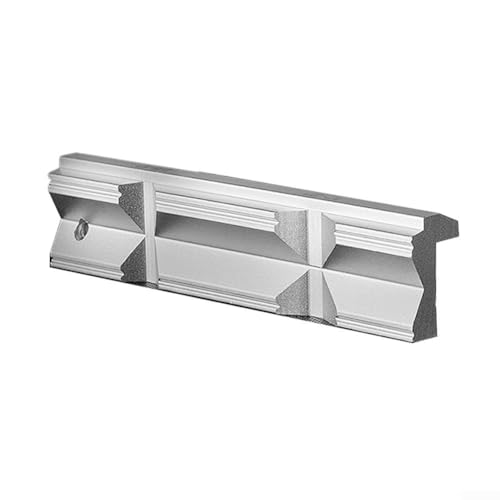 YUANGANG Magnetischer Aluminium-Schraubstock, harte Backenbefestigung für CNC-Frässtahl, V-Typ 4 oder 6, V-Klemme, Frässtahl-Schraubstock, harte Backen (10,2 cm) von YUANGANG