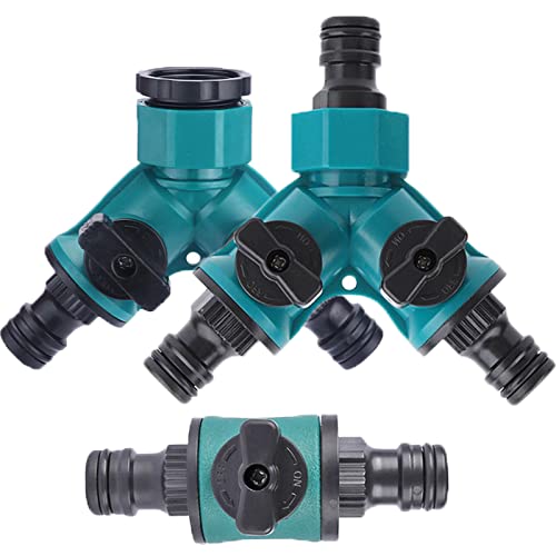 YUANHEHE 2-Wege-Verteiler Ventil Mit Absperrventil Schlauchverbinder Satz Verteiler Gartenschlauch Splitter Für Gartenschlauch Schlauchkupplung Doppel Anschluss Gartenschlauch Wasserverteiler 3 Stück YUANHEHE 2-Wege-Verteiler Ventil Mit Absperrventil Schlauchverbinder Satz Verteiler Gartenschlauch Splitter Für Gartenschlauch Schlauchkupplung Doppel Anschluss Gartenschlauch Wasserverteiler 3 Stück von YUANHEHE