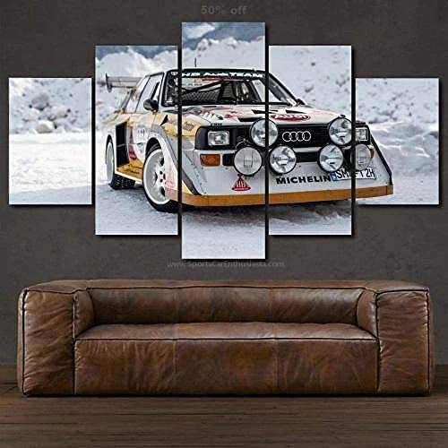 YUANJUN Wanddekoration Design Wandbild 5 Teilig Premium Poster Stilvolles Set Mit Passenden Bilder Als Wohnzimmer Deko Bilderrahmen Leinwandbild S1 Quattro von YUANJUN