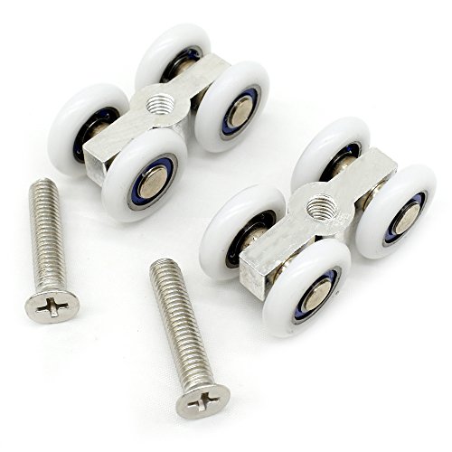 YUANQIAN Rollen für Schiebetüren, 2 Stück (Yq-1026-2p) von YUANQIAN