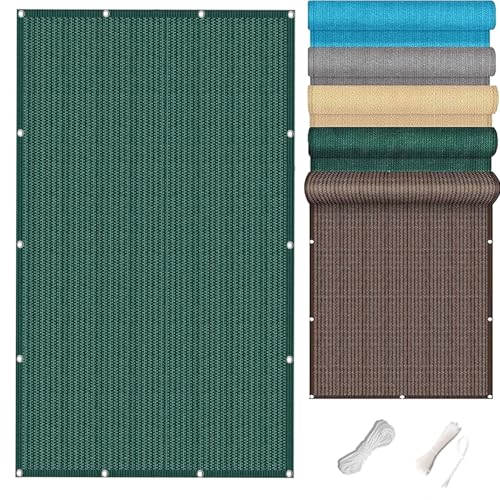 Balkon Sichtschutz Balkonabdeckung 0.7 x 6.2 m Leicht Wind- Und Uv-Schutz Wetterfest Reißfestigkeit Garten-Sichtschutz HDPE Schattiernetz mit Ösen Und Kabelbinder für Balkongeländer, Dunkelgrün Balkon Sichtschutz Balkonabdeckung 0.7 x 6.2 m Leicht Wind- Und Uv-Schutz Wetterfest Reißfestigkeit Garten-Sichtschutz HDPE Schattiernetz mit Ösen Und Kabelbinder für Balkongeländer, Dunkelgrün von YUANWAN
