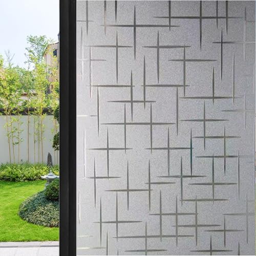 Fenster Milchglasfolie 20 x 500 cm Sichtschutz Wärmeisolierung Blickdicht Selbsthaftend Verdunkelungsfolie Fensterfolie Sonnenschutz für Büro Und Haus, Stern Fenster Milchglasfolie 20 x 500 cm Sichtschutz Wärmeisolierung Blickdicht Selbsthaftend Verdunkelungsfolie Fensterfolie Sonnenschutz für Büro Und Haus, Stern von YUANWAN