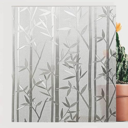 Fensterfolie Blickdicht 130 x 200 cm Wärmeisolierung Reflektierende Anti UV Fenster Sonnenschutz Milchglasfolie Uv-Schutz Fensterfolie für Büro Und Haus, Bambus Fensterfolie Blickdicht 130 x 200 cm Wärmeisolierung Reflektierende Anti UV Fenster Sonnenschutz Milchglasfolie Uv-Schutz Fensterfolie für Büro Und Haus, Bambus von YUANWAN