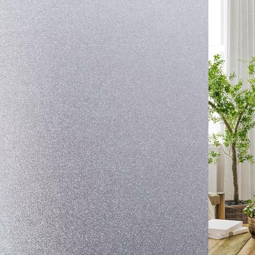 Fensterfolie Blickdicht Sichtschutzfolie 140 x 100 cm Uv-Schutz Folie Sichtschutz Hitze Uv-Schutz Statisch Haftende Folie UV Schutzfolie Glasfolie für Büro Und Haus, Rein matt Fensterfolie Blickdicht Sichtschutzfolie 140 x 100 cm Uv-Schutz Folie Sichtschutz Hitze Uv-Schutz Statisch Haftende Folie UV Schutzfolie Glasfolie für Büro Und Haus, Rein matt von YUANWAN