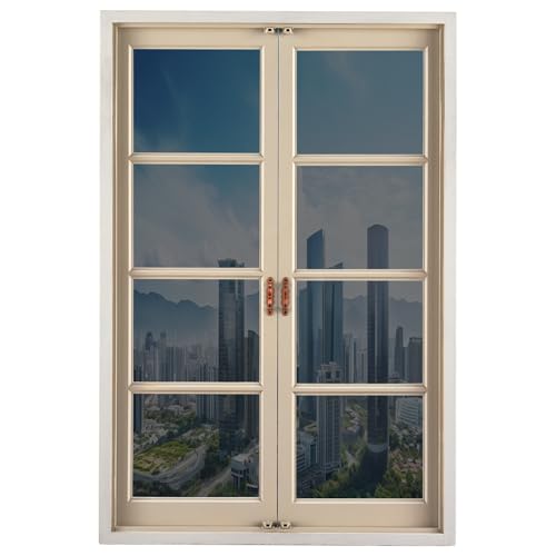 Reflektierende Fensterfolie 70 x 600 cm mit Uv-Schutz Und Hitzeschutz Sonnenschutz Sichtschutz Fensterfolie UV Schutz Spiegelfolie für Büro Und Haus, Grau Reflektierende Fensterfolie 70 x 600 cm mit Uv-Schutz Und Hitzeschutz Sonnenschutz Sichtschutz Fensterfolie UV Schutz Spiegelfolie für Büro Und Haus, Grau von YUANWAN